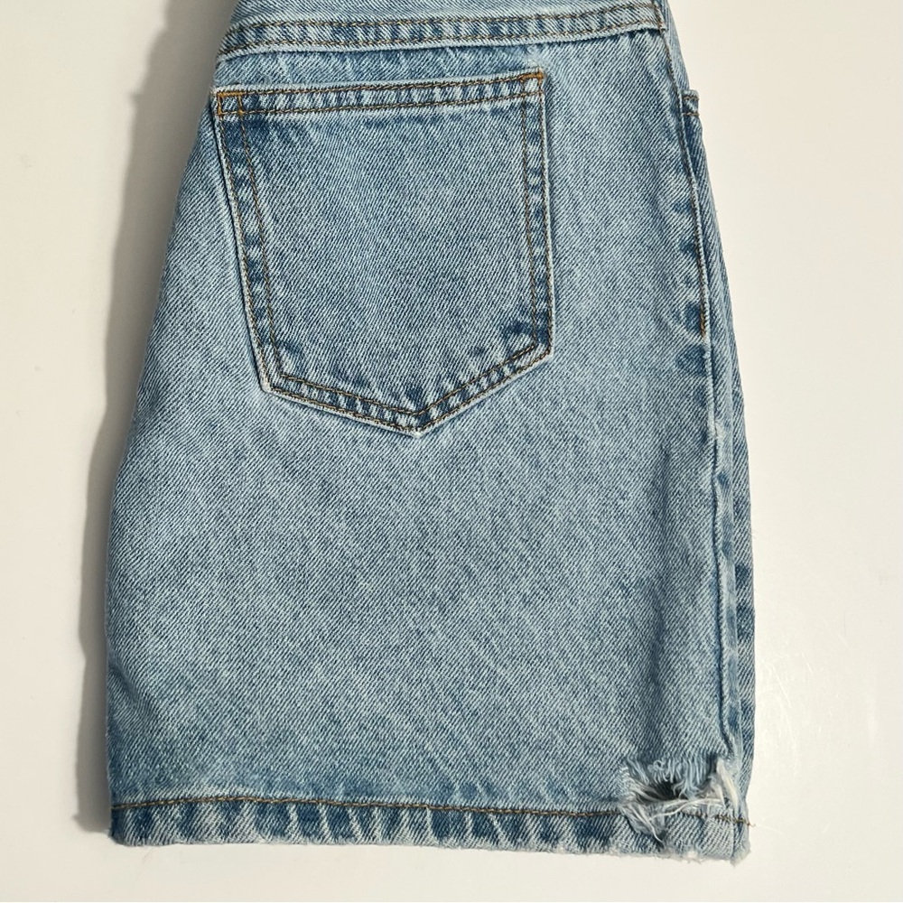 Mini Blue Denim Button-Up Skirt by J Galt - Picture 7 of 7